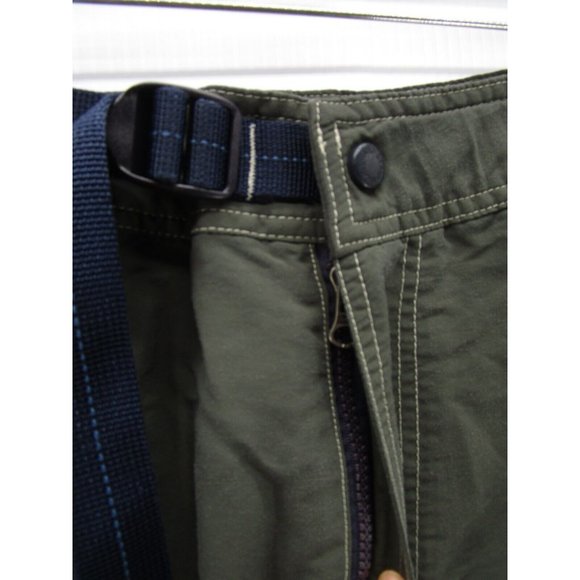 VINTAGE Abercrombie & Fitch Swim Trunks 33 Board Shorts Cargo Belted * - Picture 2 of 10